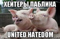 хейтеры паблика united hatedom