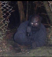 Создать мем Бомж грязный и грустный