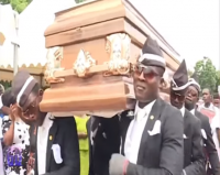 Создать мем DANCING FUNERAL