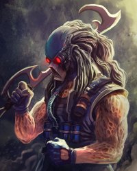 Создать мем Кабал Мортал Комбат