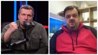 Создать мем Соловьев vs Уткина battle