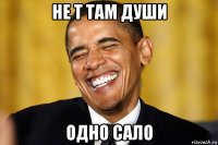 не т там души одно сало
