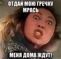 отдай мою гречку мрась меня дома ждут!