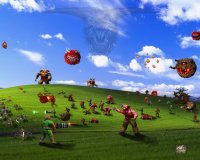 Создать мем Doom против windows xp