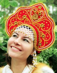 Создать мем Русская краса