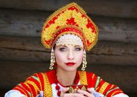 Создать мем Русская