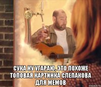  сука ну угараю, это похоже топовая картинка слепакова для мемов