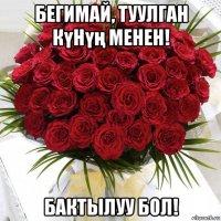 бегимай, туулган күнүң менен! бактылуу бол!