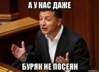 а у нас даже буряк не посеян