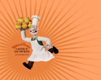 Создать мем Повар испек