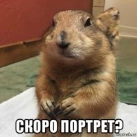  скоро портрет?