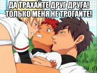 да трахайте друг друга! только меня не трогайте! 