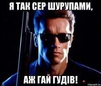я так сер шурупами, аж гай гудів!