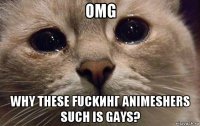 omg why these fuckинг animeshers such is gays?