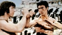 Создать мем Chuck Norris vs Bruce Lee