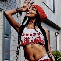Создать мем Rap Girl