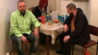 Создать мем Сергей Пахомов и Виктор Пузо