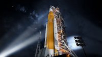 Создать мем SLS - Space Launch System