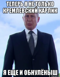 теперь я не только кремлевский карлик я еще и обнулёныш