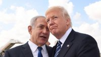 Создать мем Биби и Трамп