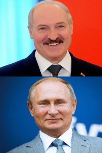 Создать мем Лукашенко и Путин