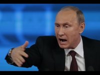Создать мем Путин кричит
