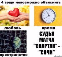 Судья матча "Спартак" - "Сочи"
