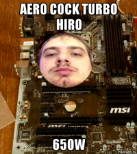 aero cock turbo hiro 650w