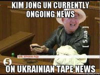 kim jong un currently ongoing news on ukrainian tape news