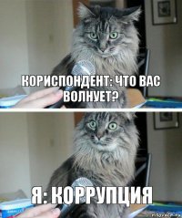 КОРИСПОНДЕНТ: ЧТО ВАС ВОЛНУЕТ? Я: КОРРУПЦИЯ