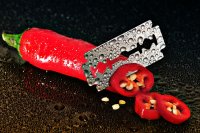 Создать мем Бритва для нарезания