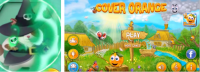 Создать мем Bubble world saga cover orange