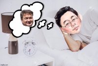 Создать мем Elbegdorj and 1 Saikhanbileg head