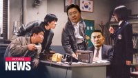 Создать мем Elbegdorj and Battulga in a South Korean film