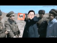 Создать мем Elbegdorj shooting a gun in North Korea