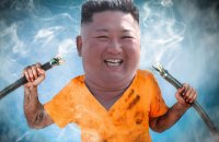 Создать мем Kim Jong un electric shock