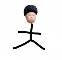 Создать мем Kim Jong Un stick figure