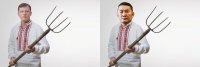 Создать мем Ляшко і Баттулга вили