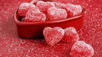Создать мем Мармеладные сердечки