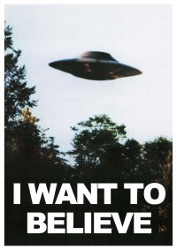 Создать мем Постер - I Want to Believe