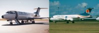 Создать мем VH-EWC Flight West F28