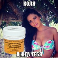 коля я жду тебя