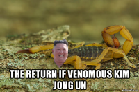  the return if venomous kim jong un