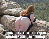  проснулся утром от пердежа толстой бабищ за стенкой