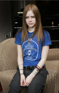 Создать мем Avril Lavigne