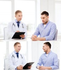 Создать мем Доктор и пациент