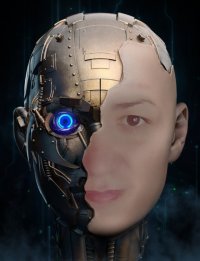 Создать мем Киборг Убийца