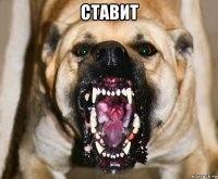 ставит 