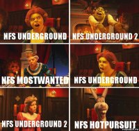 NFS Underground NFS Underground 2 NFS MostWanted NFS Underground NFS Underground 2 NFS HOTPursuit