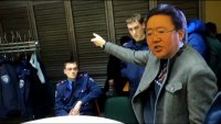 Создать мем Ц Элбэгдорж ругает украинских милиционеров
